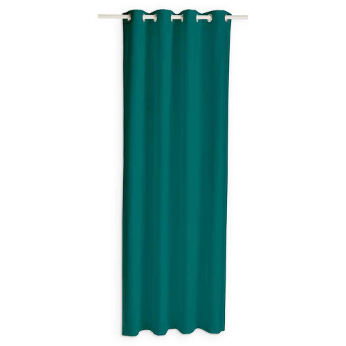Today - Rideau Isolant Thermique 140 x 240 cm Polyester Uni Emeraude - Rideaux vert