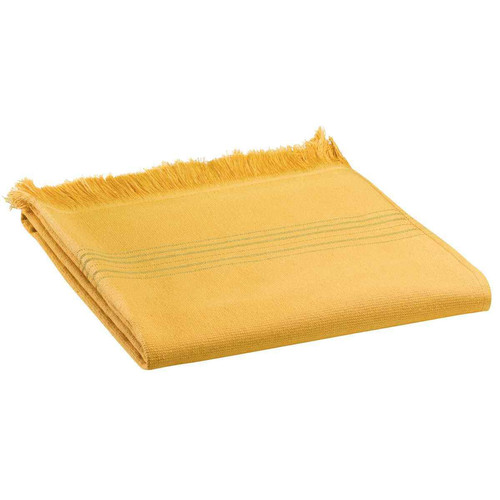 3S. x Home - Serviette De Toilette NINA - Serviettes draps de bain jaune