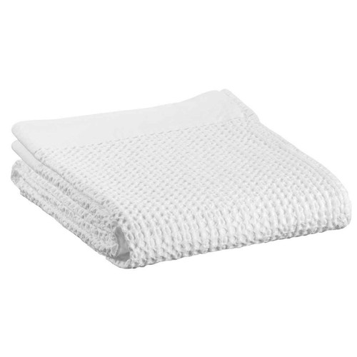 3S. x Home - Serviette De Toilette STONEWASH BAGALI  - Serviettes draps de bain blanc