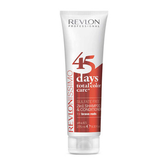 Revlon Professional - Shampoing et conditionneur 2 en 1 Cheveux Colorés Rouges - Shampoing