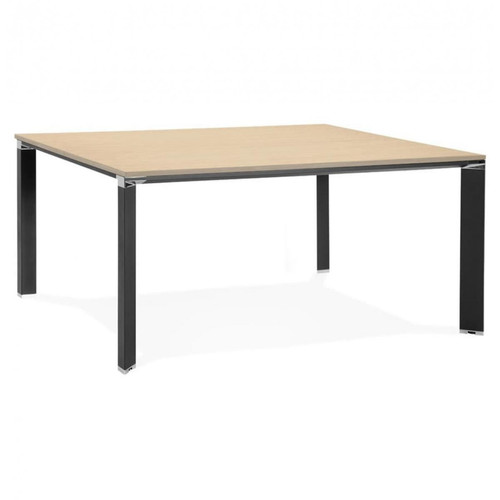 3S. x Home - Table à Manger Couleur Naturel EFYRA - Table Salle A Manger Design
