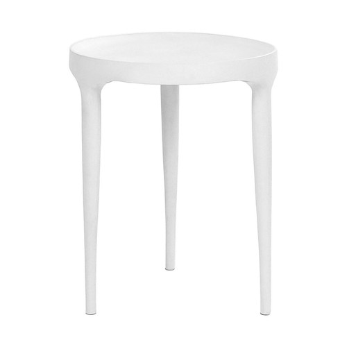 Pomax - Table Basse Blanc TRIP 40 x 50 cm - Pomax meuble & déco