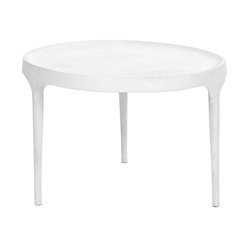 Pomax - Table Basse Blanc TRIP 60 x 40 cm - Mobilier Deco