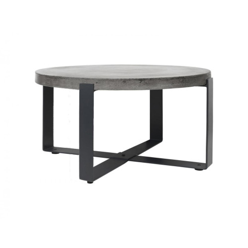 Cozy Living - Table Basse Ronde CONCRETE - Table Basse Design