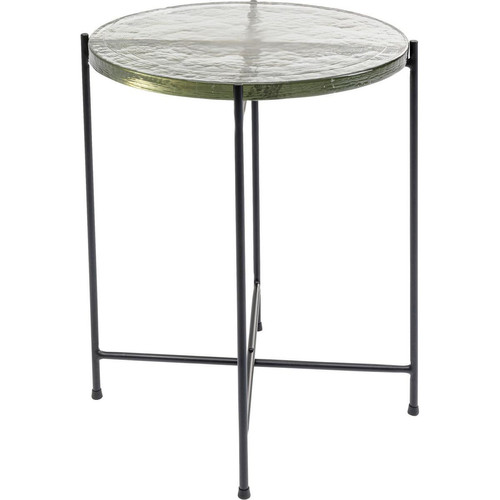 Kare Design - Table d'Appoint ICE noir Ø 40 cm - Table d appoint noire