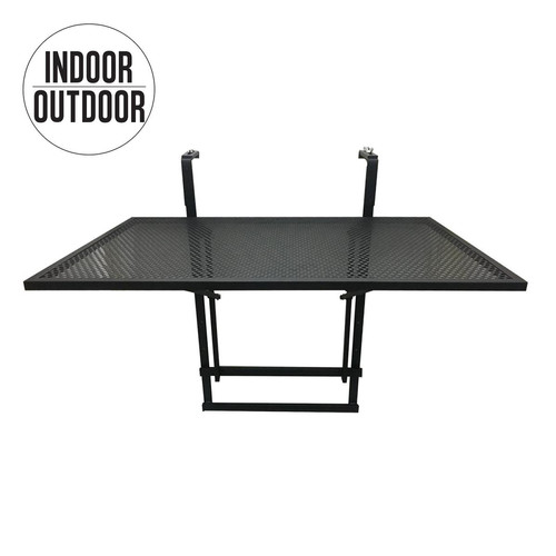3S. x Home - Table De Balcon Pliable Noir - Table De Jardin Design