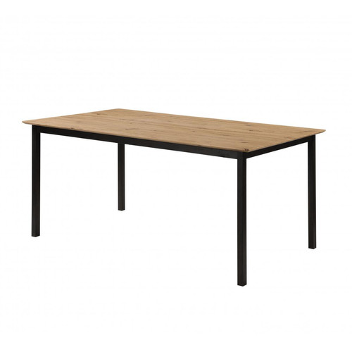 3S. x Home - Table Denton Imitation Chêne - Table Salle A Manger Design