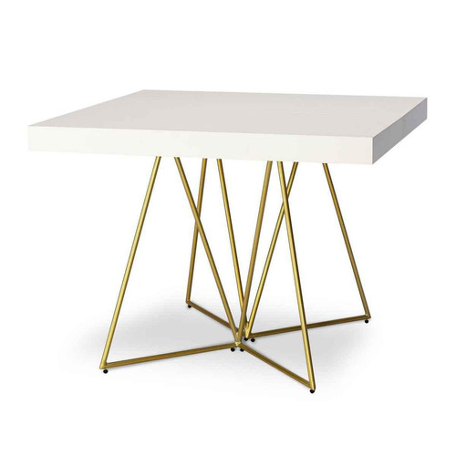 3S. x Home - Table Extensible NEILA Blanc - Table