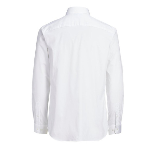 Chemise habillée Comfort Fit Col chemise Manches longues Blanc en coton Jack & Jones