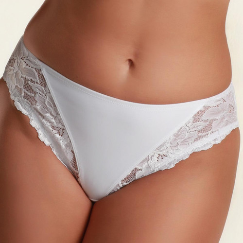 Jolidon - Culotte taille haute blanche - Jolidon lingerie