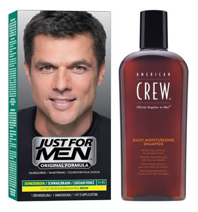 Just for Men - COLORATION CHEVEUX & SHAMPOING Châtain Foncé - PACK - Just For Men - N°1 de la Coloration pour Homme