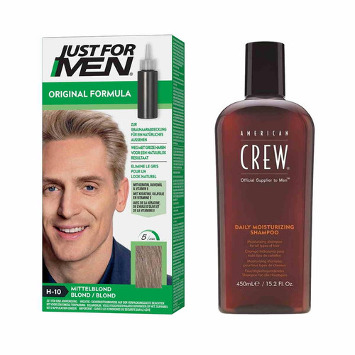 Just for Men - COLORATION CHEVEUX & SHAMPOING Blond - PACK - Just For Men - N°1 de la Coloration pour Homme