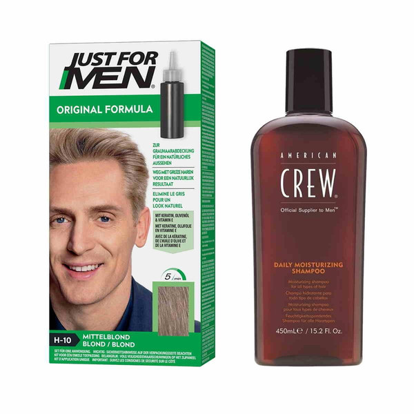 COLORATION CHEVEUX & SHAMPOING Blond - PACK-Just For Men Blond Just for Men Beauté