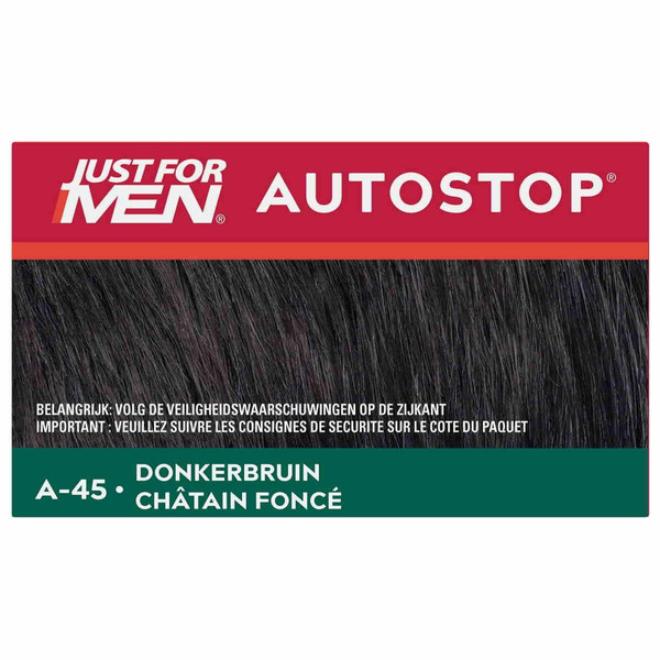 PACK AUTOSTOP & SHAMPOING Châtain Foncé - Coloration Cheveux Homme-Just For Men Châtain Foncé Just for Men Beauté