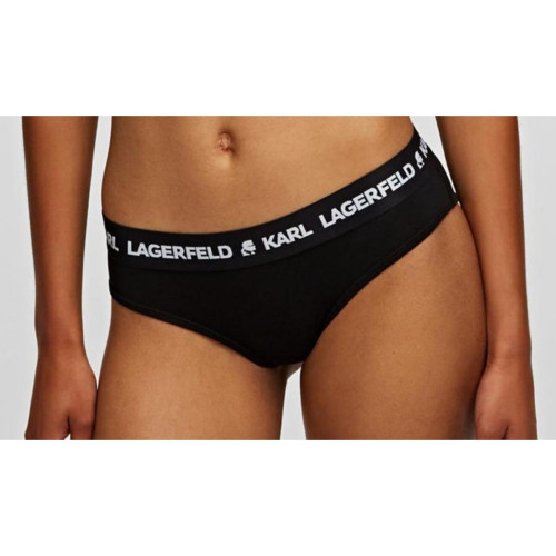 Karl Lagerfeld - Lot de 2 Shorties Logotypés Noirs - Karl Lagerfeld Lingerie et Homewear