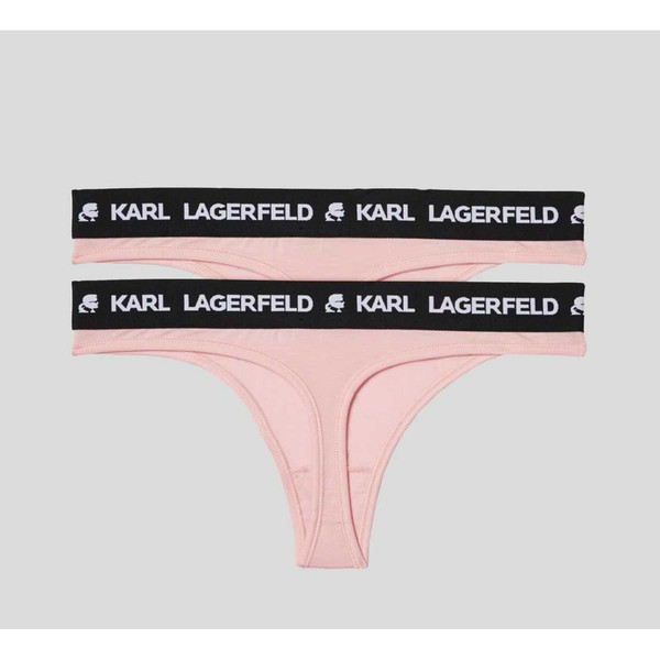 Lot de 2 strings logotés - Rose - Karl Lagerfeld Karl Lagerfeld Mode femme