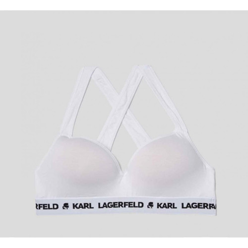Karl Lagerfeld - Soutien-gorge rembourré sans armatures logoté - Karl Lagerfeld Lingerie et Homewear