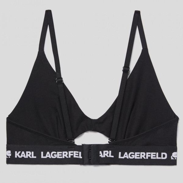 Soutien-gorge triangle sans armatures logote - Noir Karl Lagerfeld Mode femme