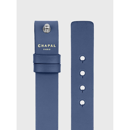 Kelton - Bracelet Kelton x Maison Chapal Bleu - Montre femme bracelet cuir