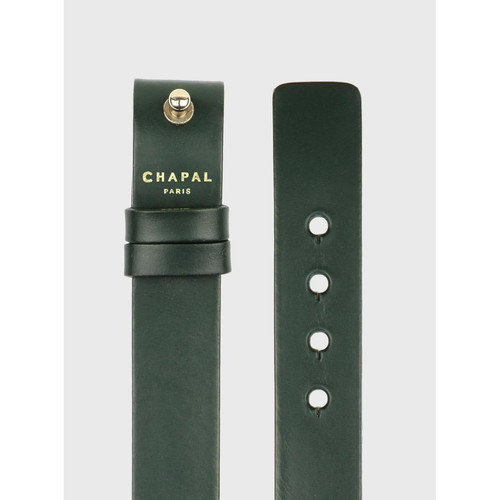 Kelton - Bracelet Kelton x Maison Chapal Vert anglais - Montre femme bracelet cuir