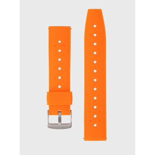 Bracelet silicone orange pour montre Orange Kelton Mode femme