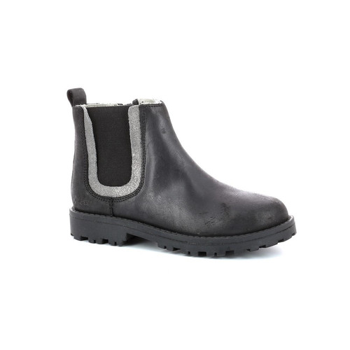 Kickers - Boots enfant GROOKY Noir - Kickers chaussures