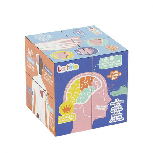 La Grande Récré - Cube éducatif corps humain - Premiers apprentissages