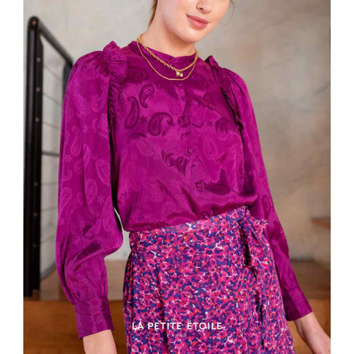 La Petite Etoile - Blouse Izana - Vetements femme violet