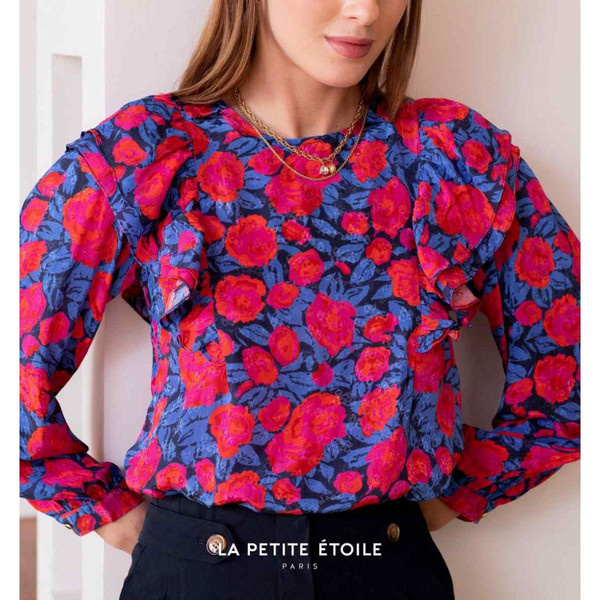 Blouse Lexa rose en viscose La Petite Etoile Mode femme