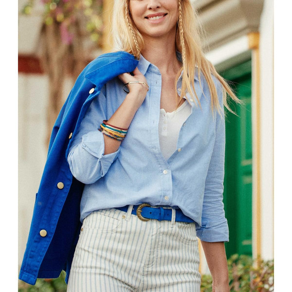 Chemise RAWDA - Bleu en coton La Petite Etoile Mode femme