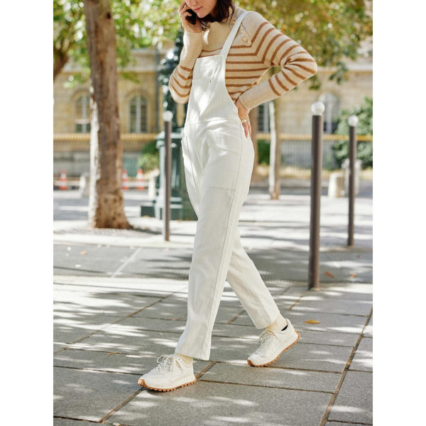 Pantalon GASTON - Ecru en coton La Petite Etoile Mode femme