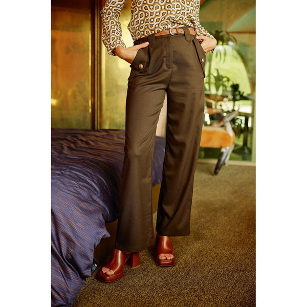 Pantalon RIEL - Kaki La Petite Etoile Mode femme