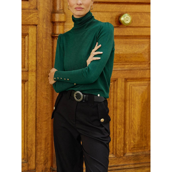 Pull en maille EDDA - Vert La Petite Etoile Mode femme