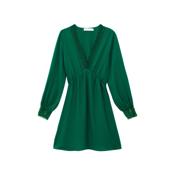 Robe EVANGELINE - Vert Robe courte