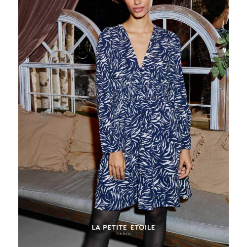 La Petite Etoile - Robe LAMINE - Robes courtes femme noir