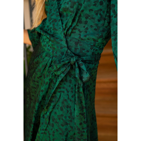 Robe Midi SONOMA vert en viscose La Petite Etoile