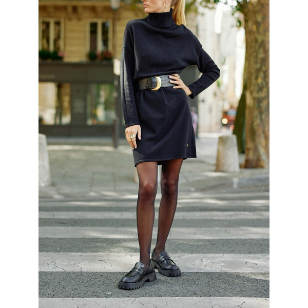 Robe SIRIA - Noire en viscose La Petite Etoile Mode femme