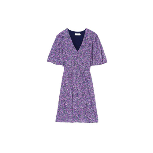Robe violette manches courtes ZANA La Petite Etoile Mode femme