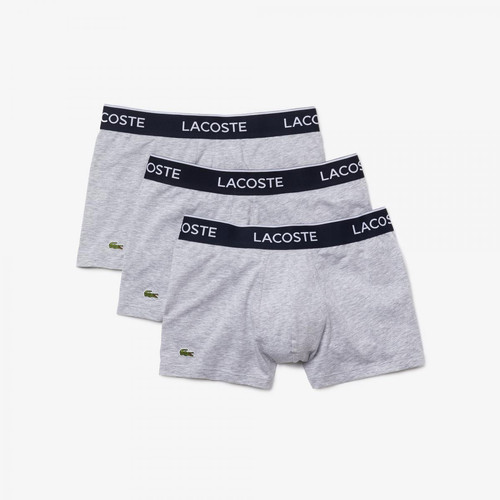 Lacoste Underwear - Lot de 3 boxers logotes ceinture elastique - Caleçon / Boxer homme