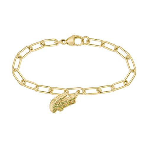 Bracelet Femme Lacoste Crocodile - 2040363 Acier Doré  Lacoste Mode femme