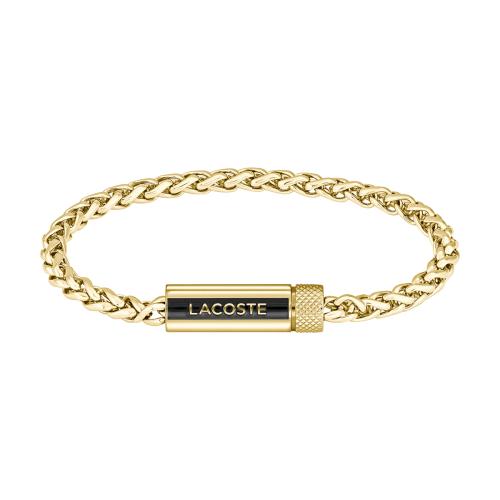 Bracelet Homme Lacoste Spelt - 2040338 Acier Doré Ajustable Circonference Interieure 190 Mm Lacoste LES ESSENTIELS HOMME
