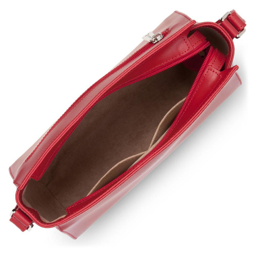 Trotteur Zippée -  Constance en cuir rouge Lancaster Maroquinerie