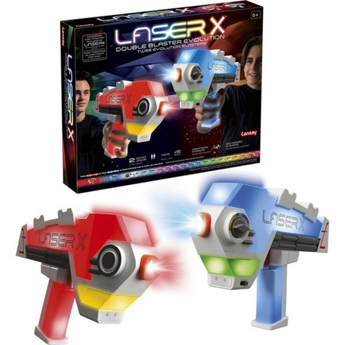 Lansay - Laser X - Double Blaster évolution - Jeux d'extérieur