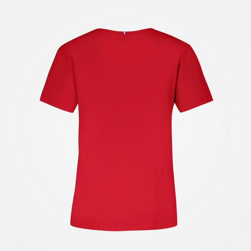 T-shirt Femme manches courtes ESS N°1 W rouge camuset en coton T-shirt manches courtes