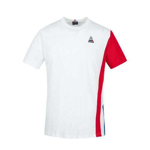 Le coq sportif - Tee-shirt unisexe TRI SS N°1 M rouge - T-shirt / Polo homme