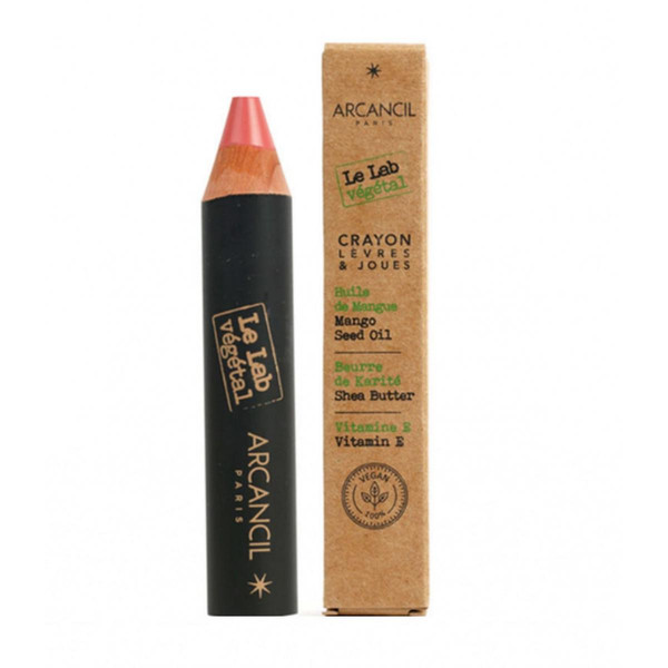 Crayon Pour Les Lèvres & Les Joues - Rose Litchi Rose Le Lab Végétal Beauté
