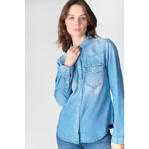 Chemise en jeans JUANITA bleu Zoé Le Temps des Cerises