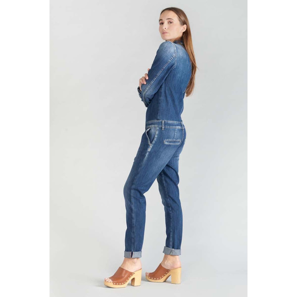 Combinaison skinny en jeans SENA bleu Le Temps des Cerises