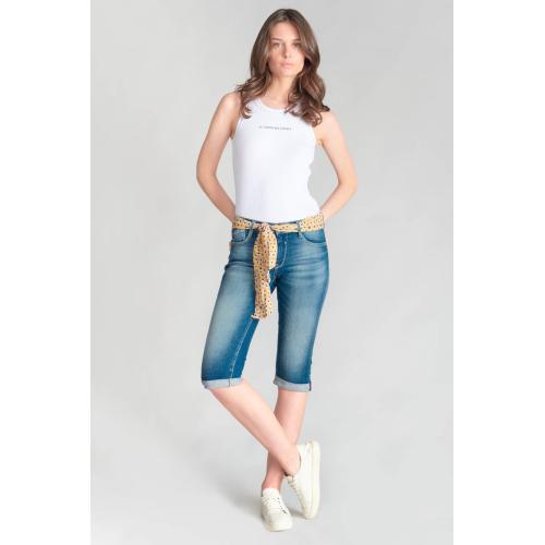 Le Temps des Cerises - Corsaire pantacourt en jeans AROL - Short femme
