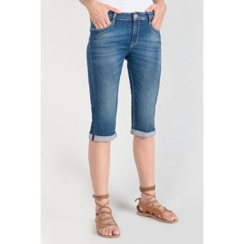 Le Temps des Cerises - Corsaire pantacourt en jeans VALLON - Short femme
